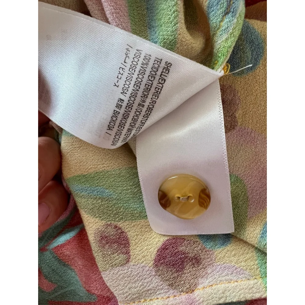 Farm Rio Garden Mix Shirt Sz Small - Picture 8 of 9